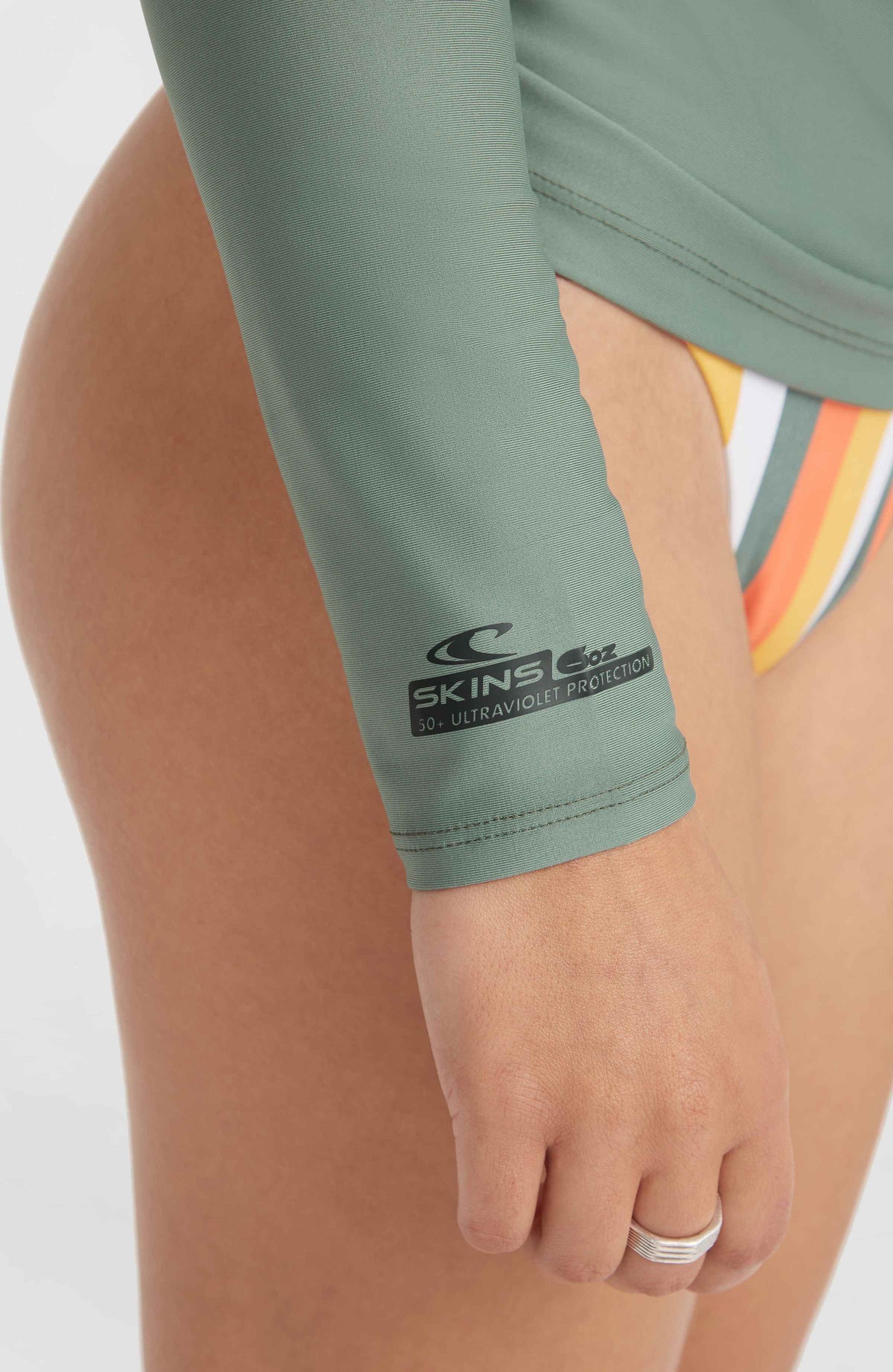 Essentials Bidart Longsleeve-Schwimmshirt | Lily Pad