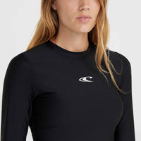 Essentials Bidart Longsleeve-Schwimmshirt | Black Out