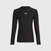 Essentials Bidart Longsleeve-Schwimmshirt | Black Out