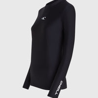 Essentials Bidart Longsleeve-Schwimmshirt | Black Out