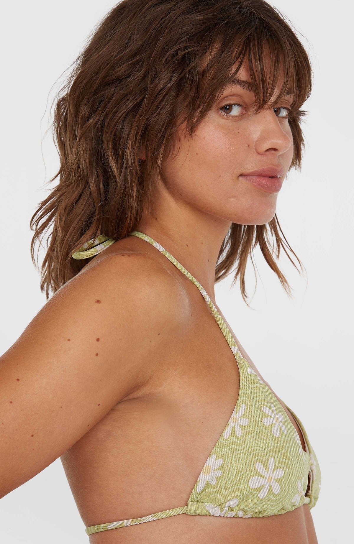 Beach Vintage Madrid Maracas Bikini-Set | Green Daisyline