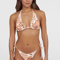 Mother Maracas Crochet Bikini-Set | Orange Jungle Paisey