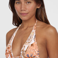 Mother Maracas Crochet Bikini-Set | Orange Jungle Paisey