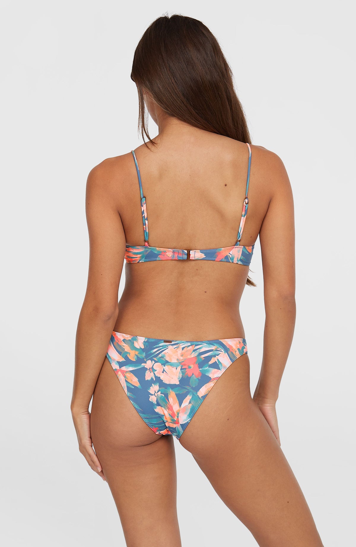 Honopu Rockley Bikini-Set | Blue Painted Tropics