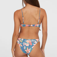 Honopu Rockley Bikini-Set | Blue Painted Tropics