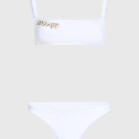 Bundoran Flamenco Bikini-Set mit Stickerei | Snow White