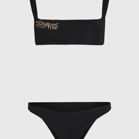 Bundoran Flamenco Bikini-Set mit Stickerei | Black Out