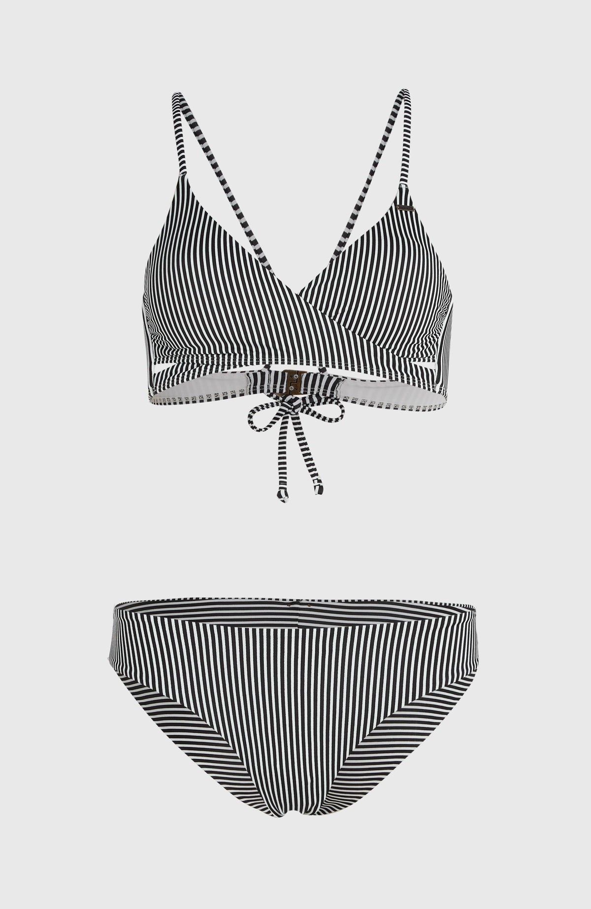 Essentials Baay Maoi Bikini-Set | Black Simple Stripe