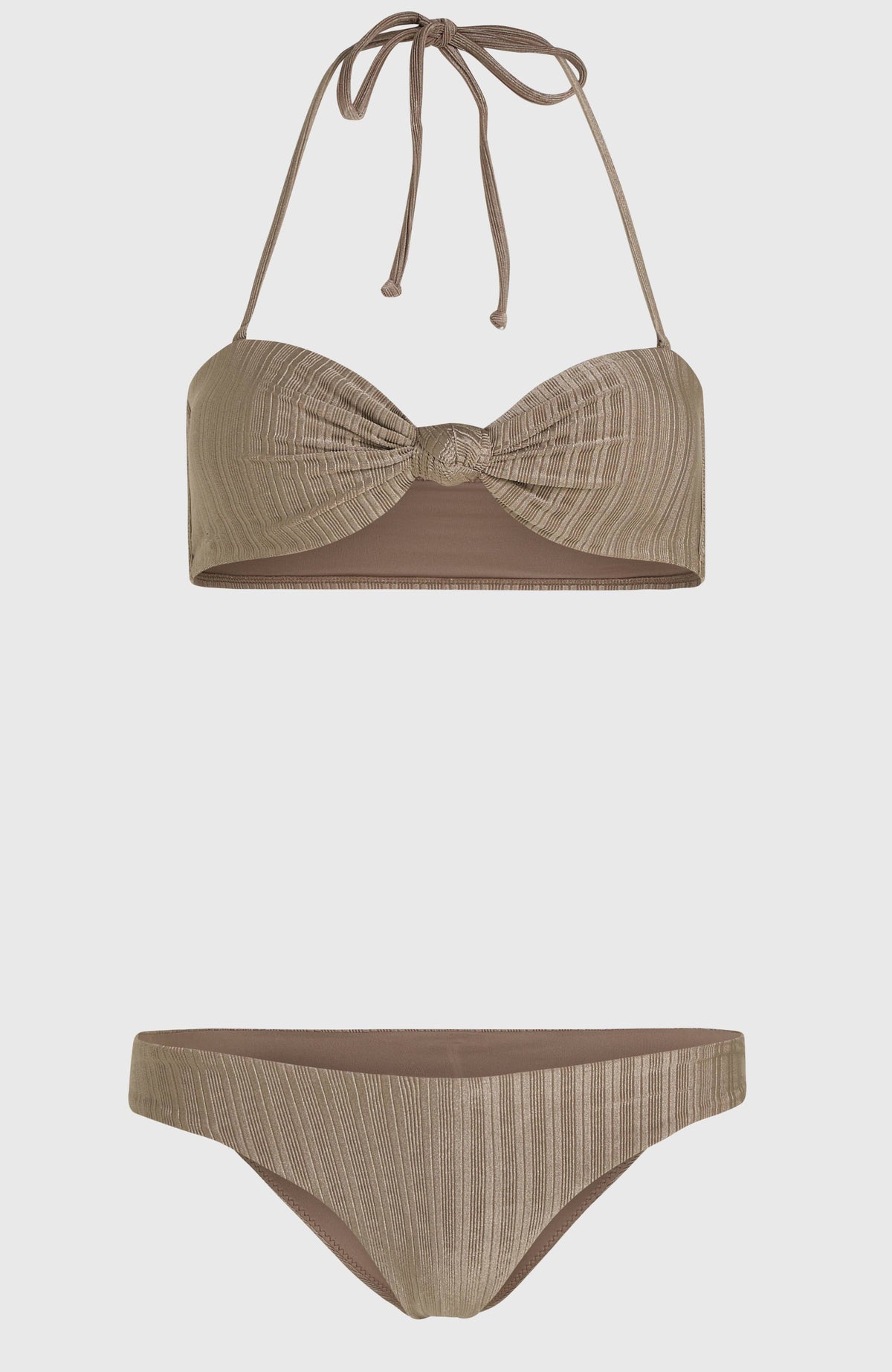 Knot Bandeau Matira Bikini-Set | Pure Cashmere