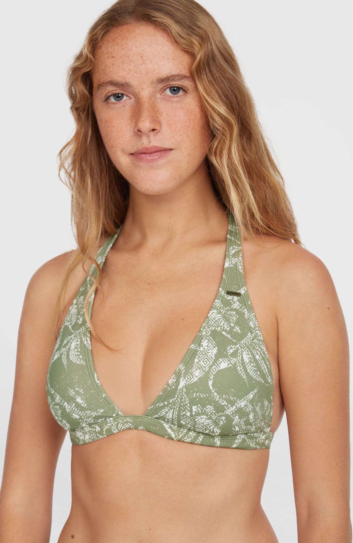 Essentials Marga Cruz Bikini-Set | Green Textured Jungle