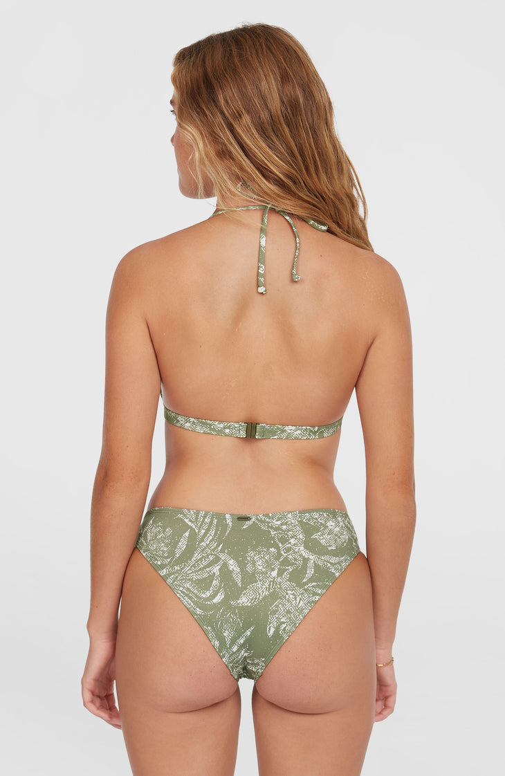 Essentials Marga Cruz Bikini-Set | Green Textured Jungle