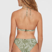 Essentials Maria Cruz Bikini-Set | Green Textured Jungle