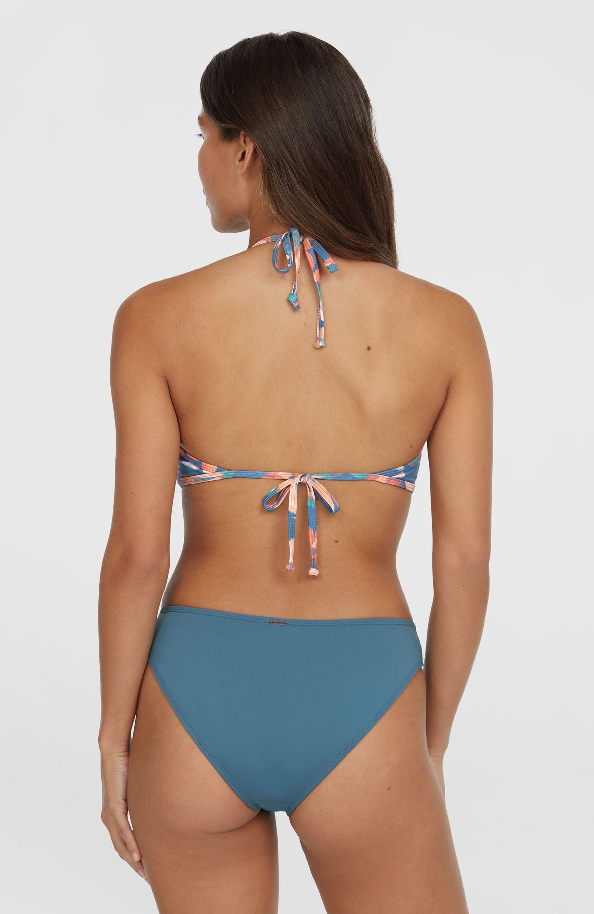 Sao Bikini-Oberteil | Blue Painted Tropics