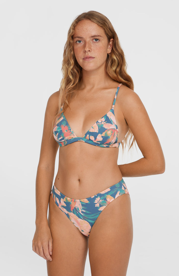 Maoi Bikinihose | Blue Painted Tropics