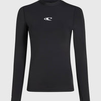 Essentials Longsleeve-Schwimmshirt | Black Out