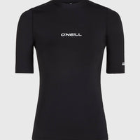 Essentials Shortsleeve-Schwimmshirt | Black Out