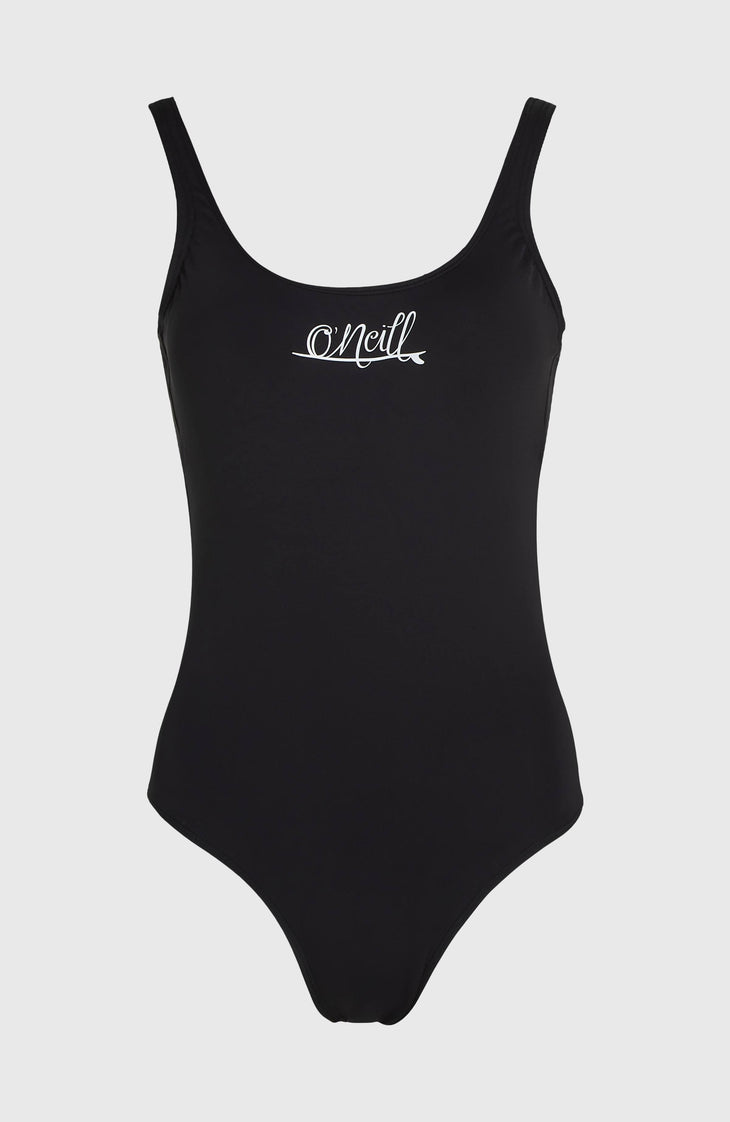 Essentials Script Badeanzug | Black Out