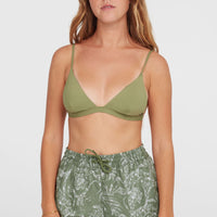Essentials Print 12'' Badeshorts | Green Textured Jungle