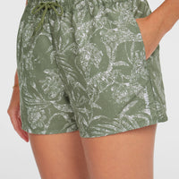 Essentials Print 12'' Badeshorts | Green Textured Jungle