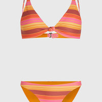 O'Riginals Pismo Flamenco Bikini-Set | Orange Sunny Stripe