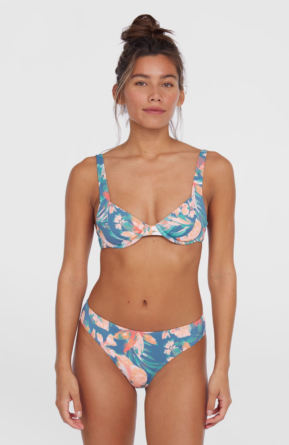 Saltwater Elsie Rita Bikini-Set | Blue Painted Tropics