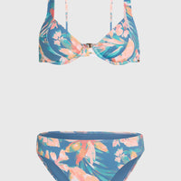 Saltwater Elsie Rita Bikini-Set | Blue Painted Tropics