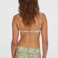 Saltwater Elsie Rita Bikini-Set | Green Textured Jungle