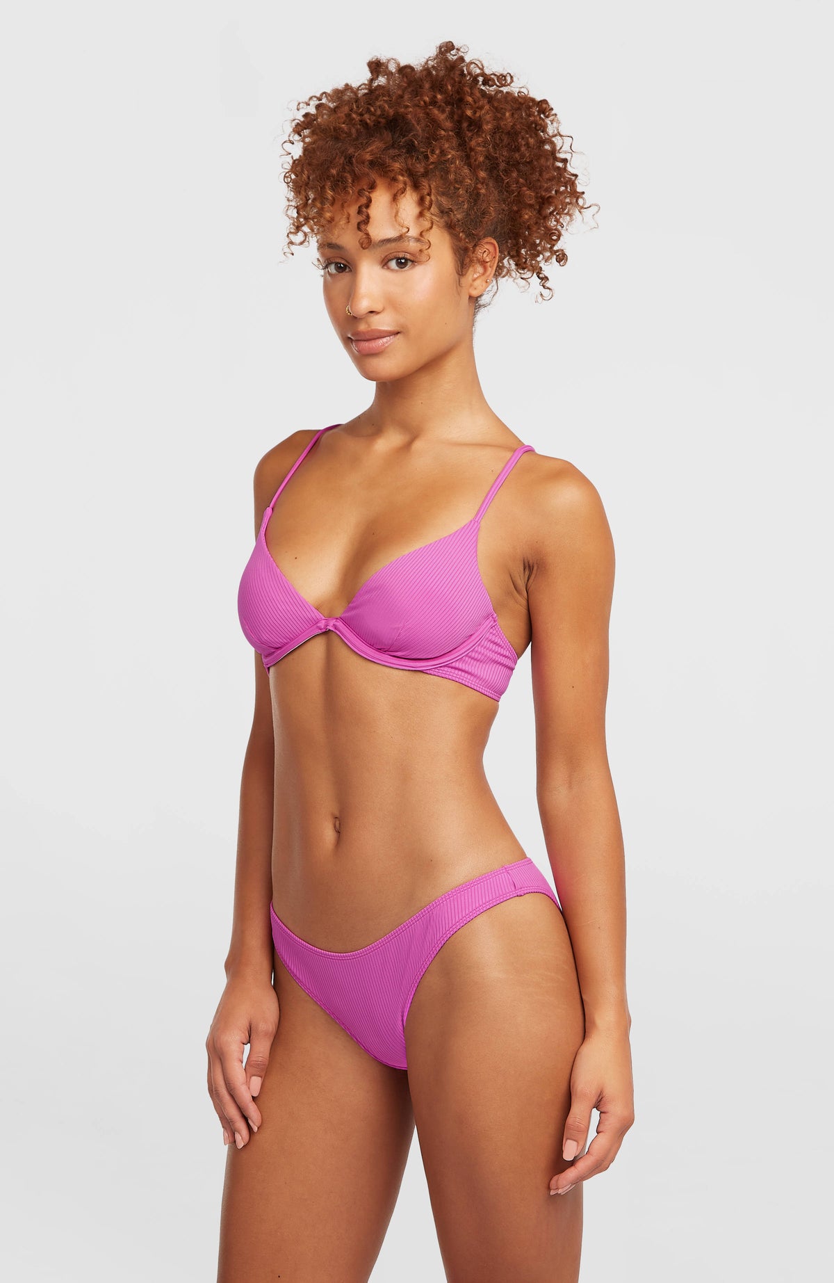 Honopu Rockey Bikini-Set | Electric Fuschia