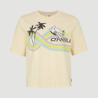 Connective Grafik T-Shirt | Bleached Sand