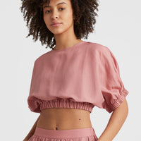 Tidda Woven Crop-Top | Ash Rose