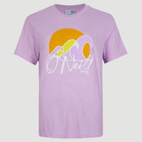 Luano Graphic T-Shirt | Purple Rose