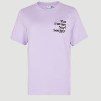 Future Surf Society T-Shirt | Purple Rose