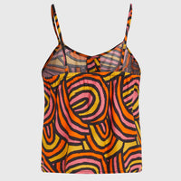 Tiare Woven Tanktop | Orange Rainbow Stripe