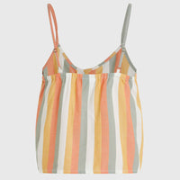 Tiare Woven Tanktop | Orange Multistripe