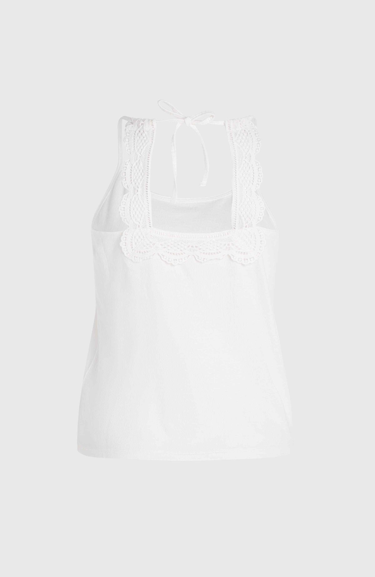 Essentials Ava Tanktop mit Spitze | Snow White