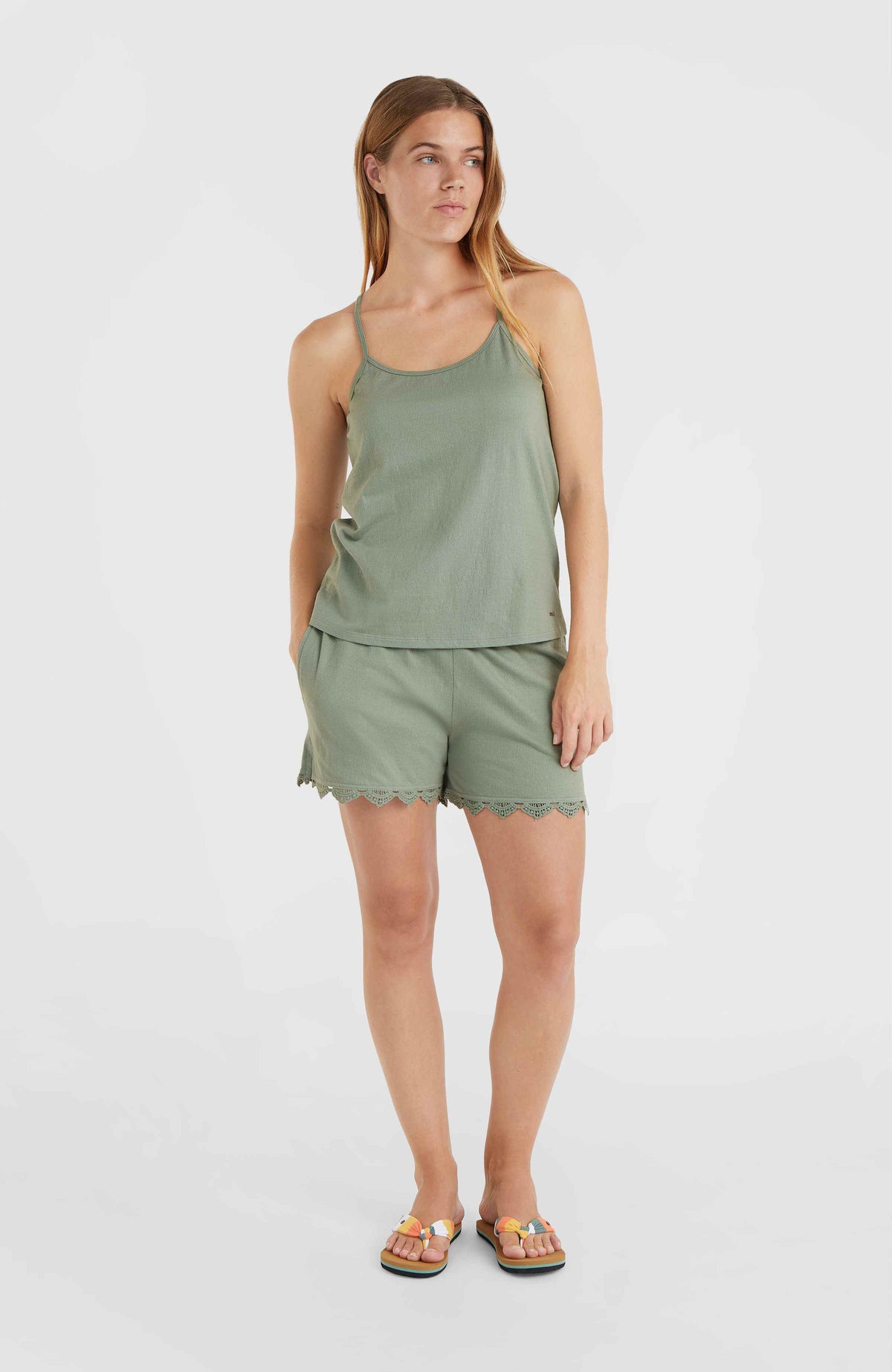 Essentials Ava Tanktop mit Spitze | Lily Pad