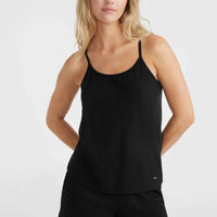 Essentials Ava Tanktop mit Spitze | Black Out