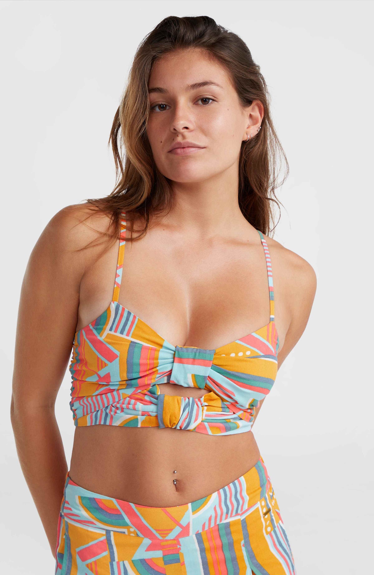 Farrah Women of the Wave Tanktop | Yellow Art Geo