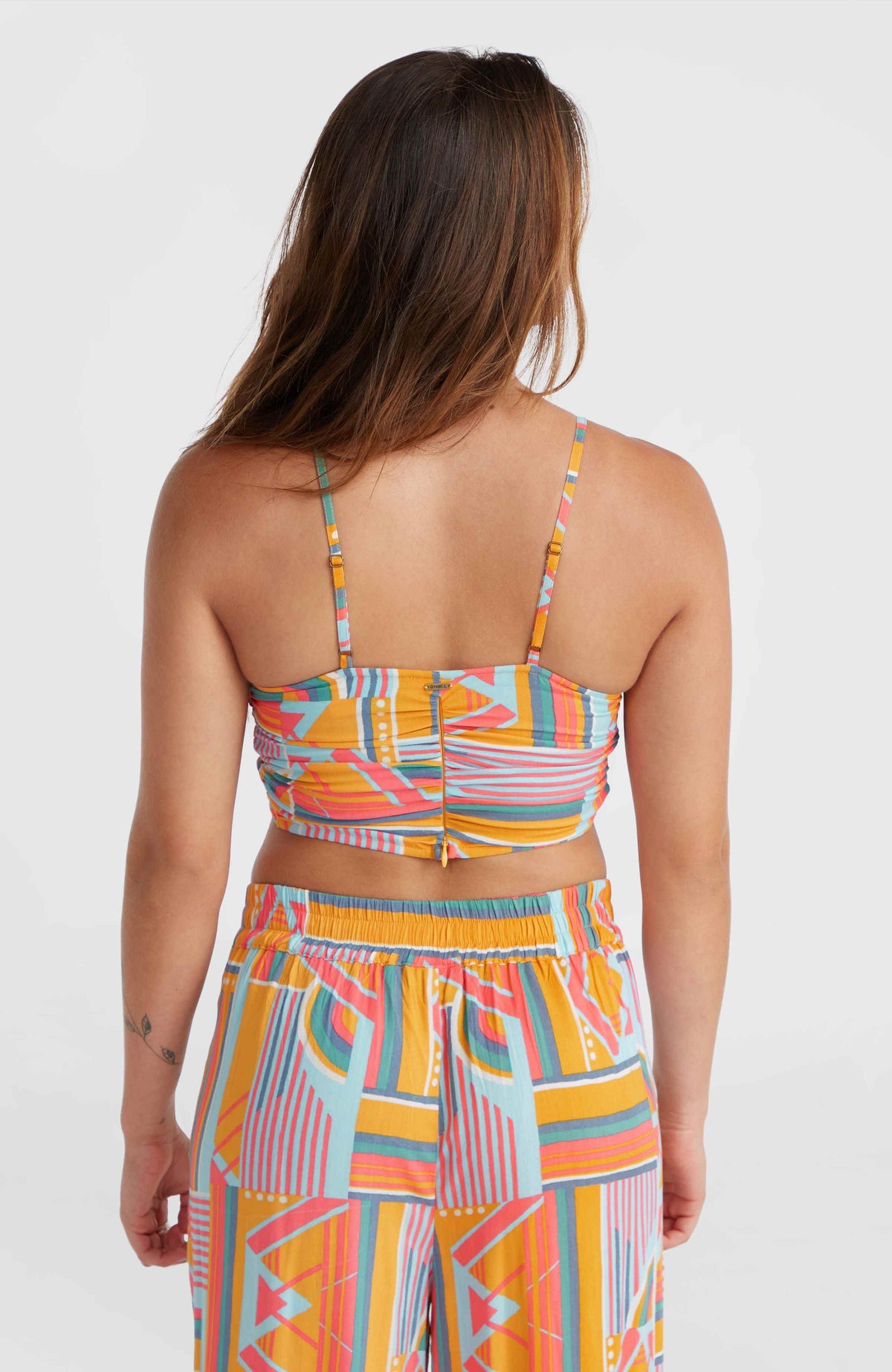 Farrah Women of the Wave Tanktop | Yellow Art Geo