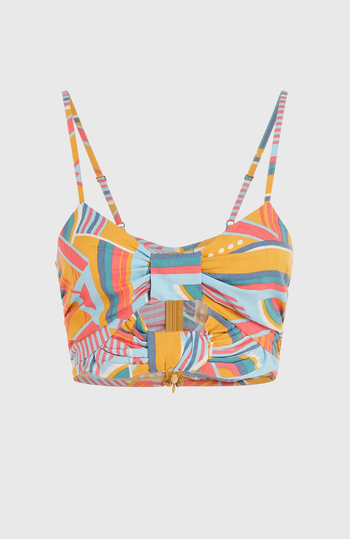 Farrah Women of the Wave Tanktop | Yellow Art Geo