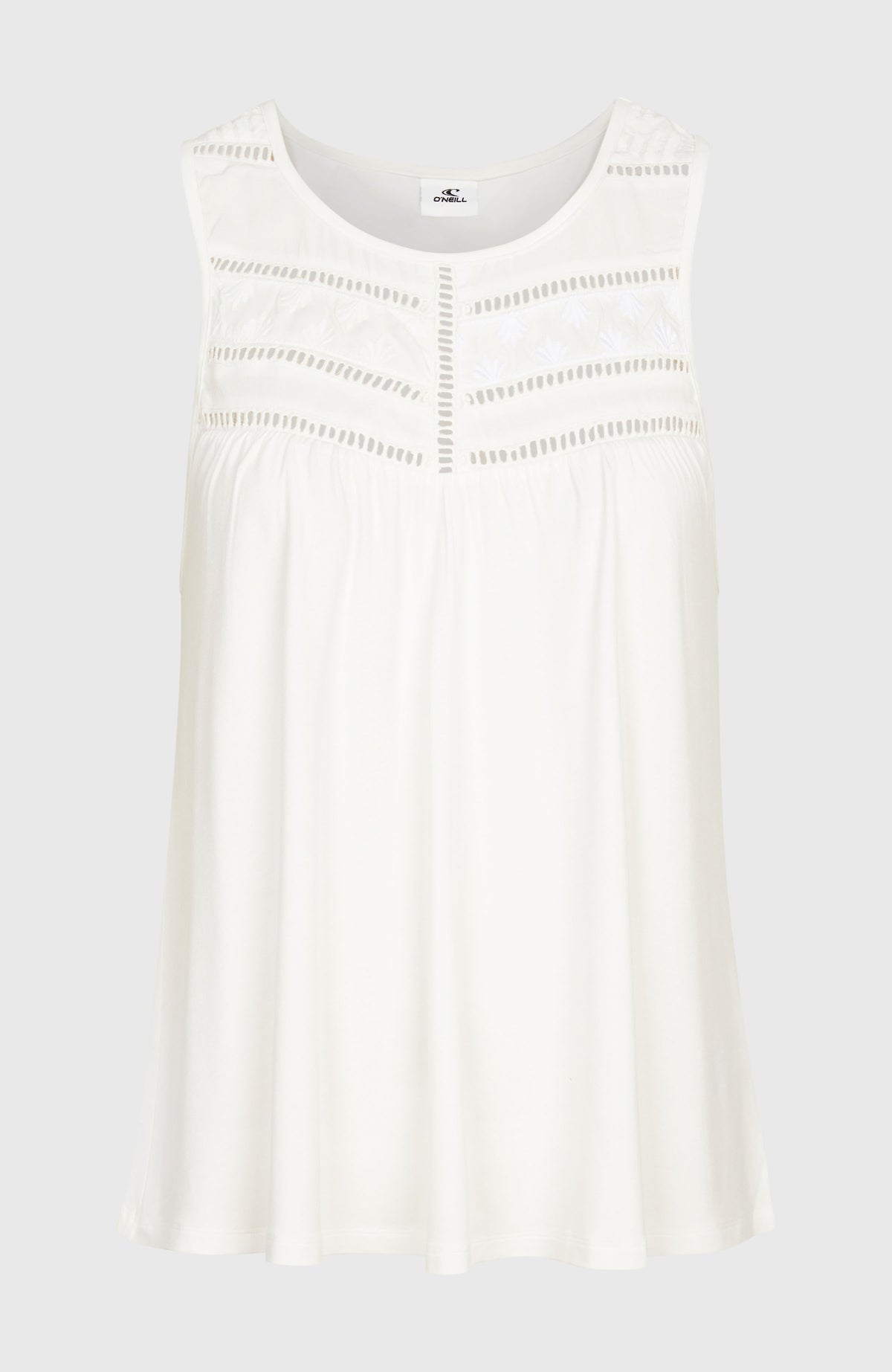 Essentials Tokeena Tanktop mit Stickerei | Snow White