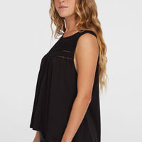 Essentials Tokeena Tanktop mit Stickerei | Black Out