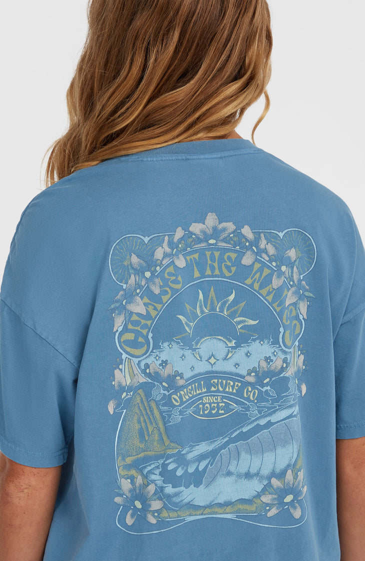 Beach Vintage T-Shirt | Copen Blue