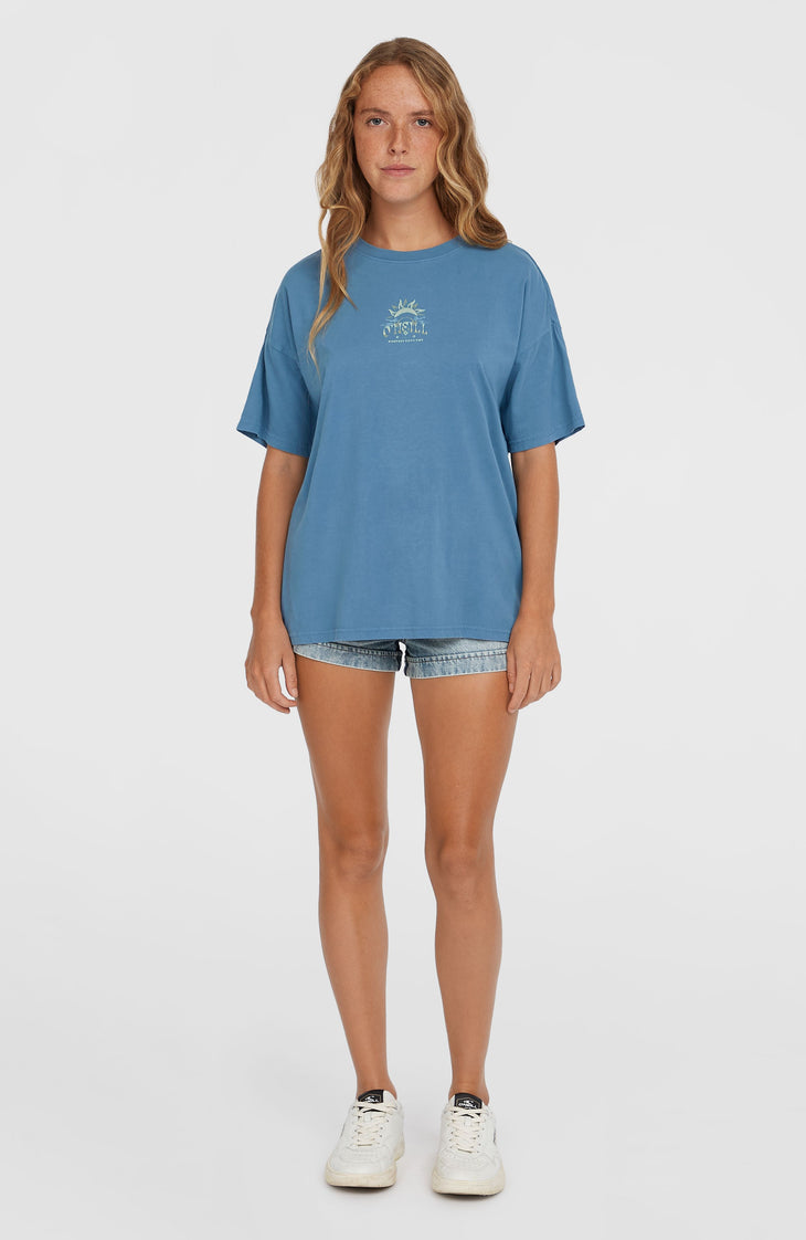 Beach Vintage T-Shirt | Copen Blue