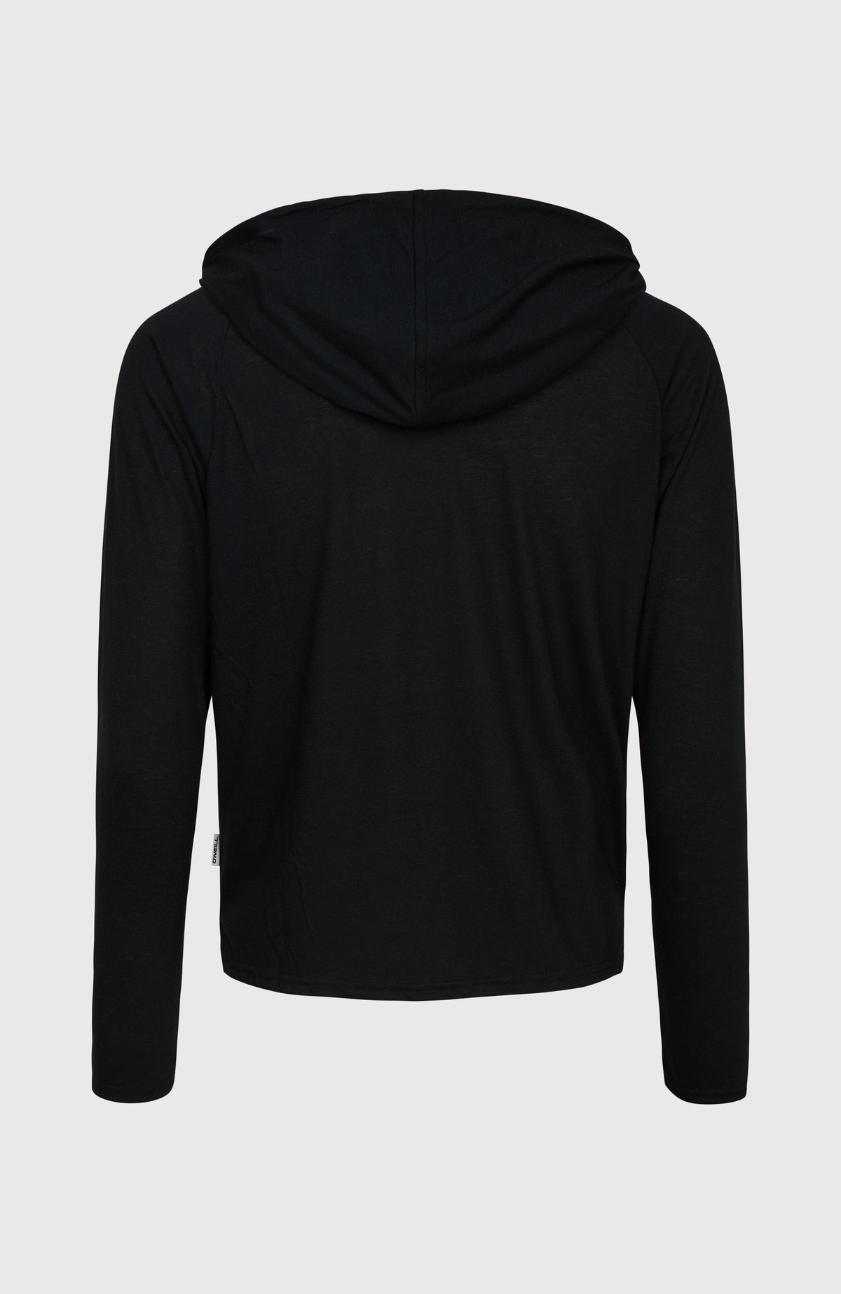 Essentials Langarm-Hoodie | Black Out