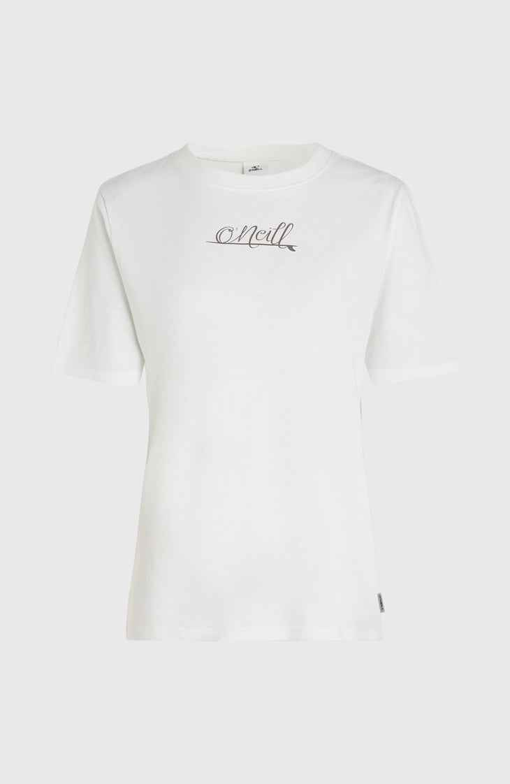 Essentials Script T-Shirt | Snow White