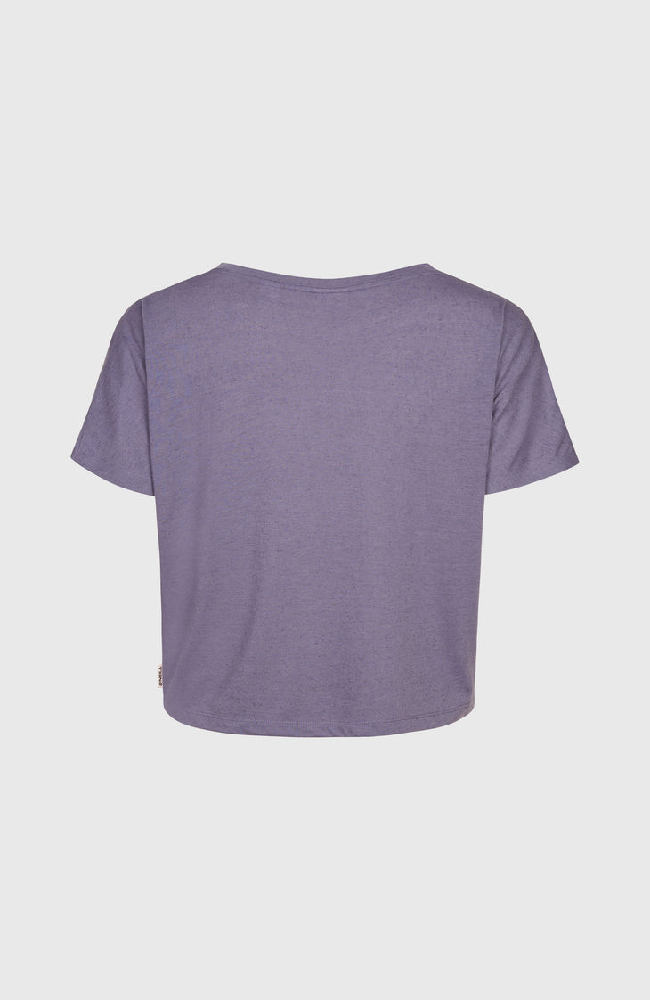 Essentials Script T-Shirt in Drape-Optik | Storm