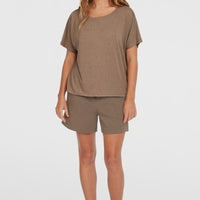 Essentials Script T-Shirt in Drape-Optik | Pure Cashmere