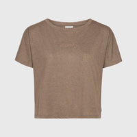 Essentials Script T-Shirt in Drape-Optik | Pure Cashmere