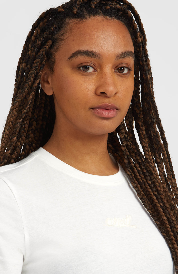 Essentials Script T-Shirt | Snow White